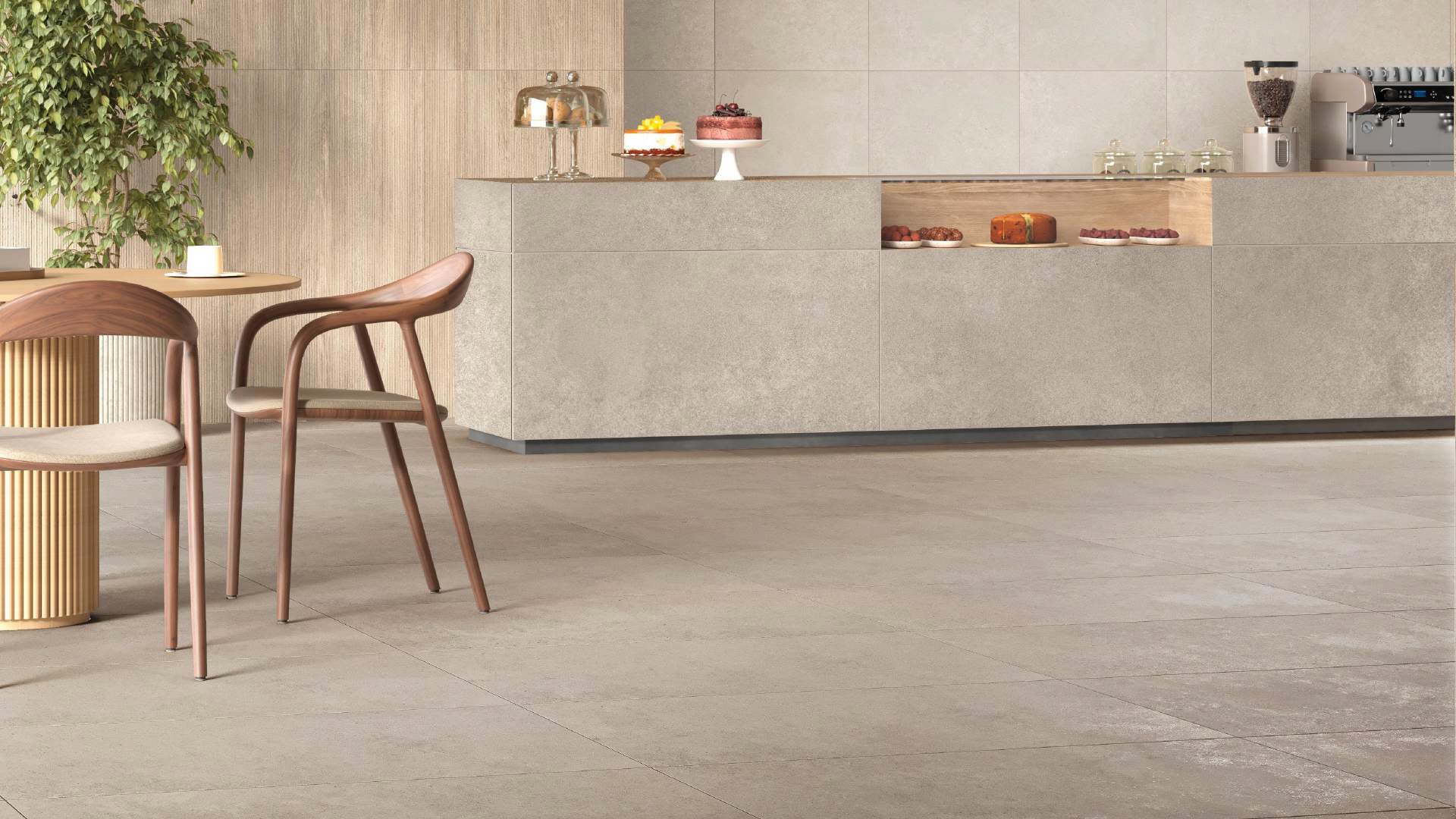 Керамогранит Vitra УрбанШик/ UrbanChic Темно-серый R10A K958009R 60x120