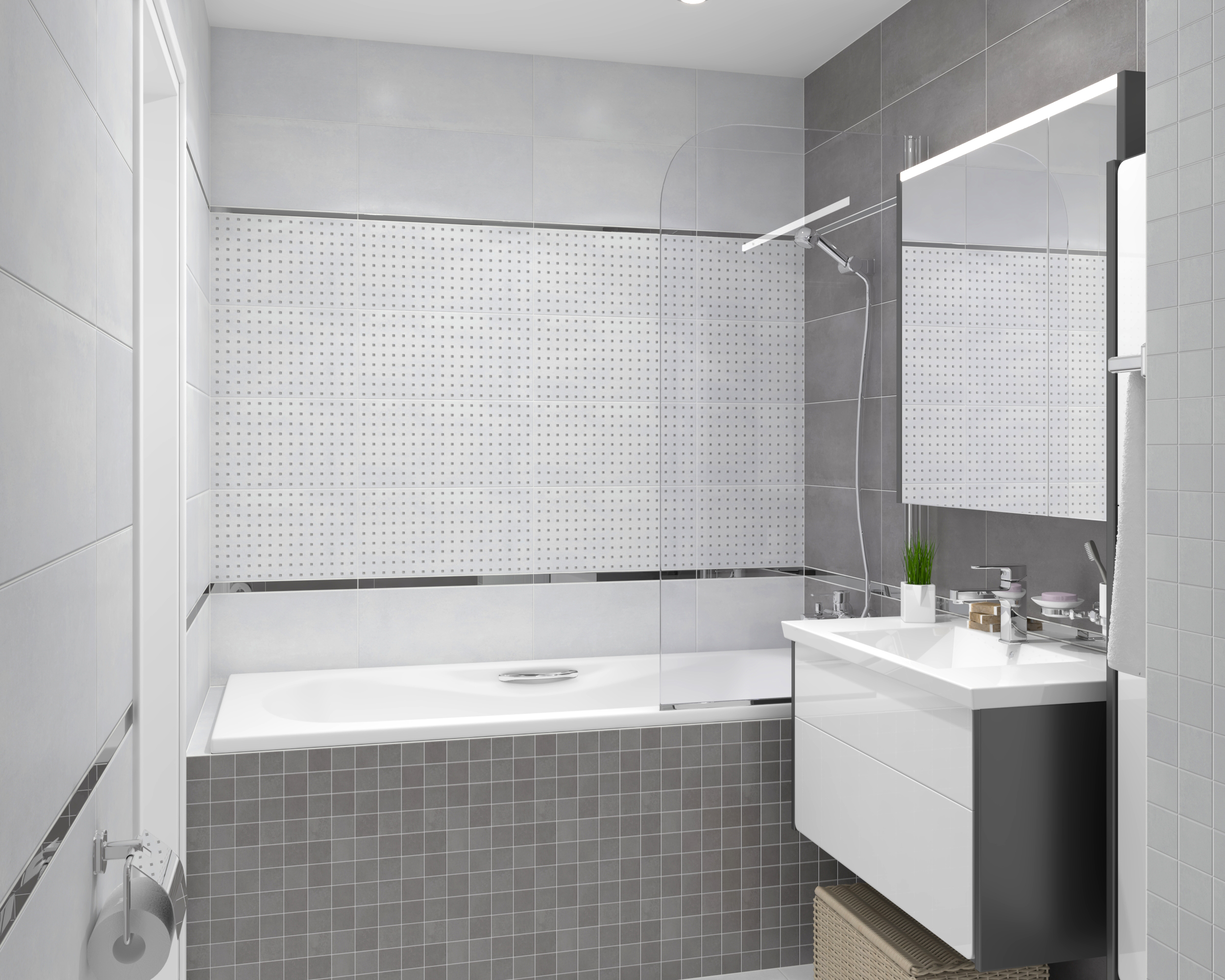 Мозаика (MM34041) Laparet Depo мозаичный белый 25x25 матовый