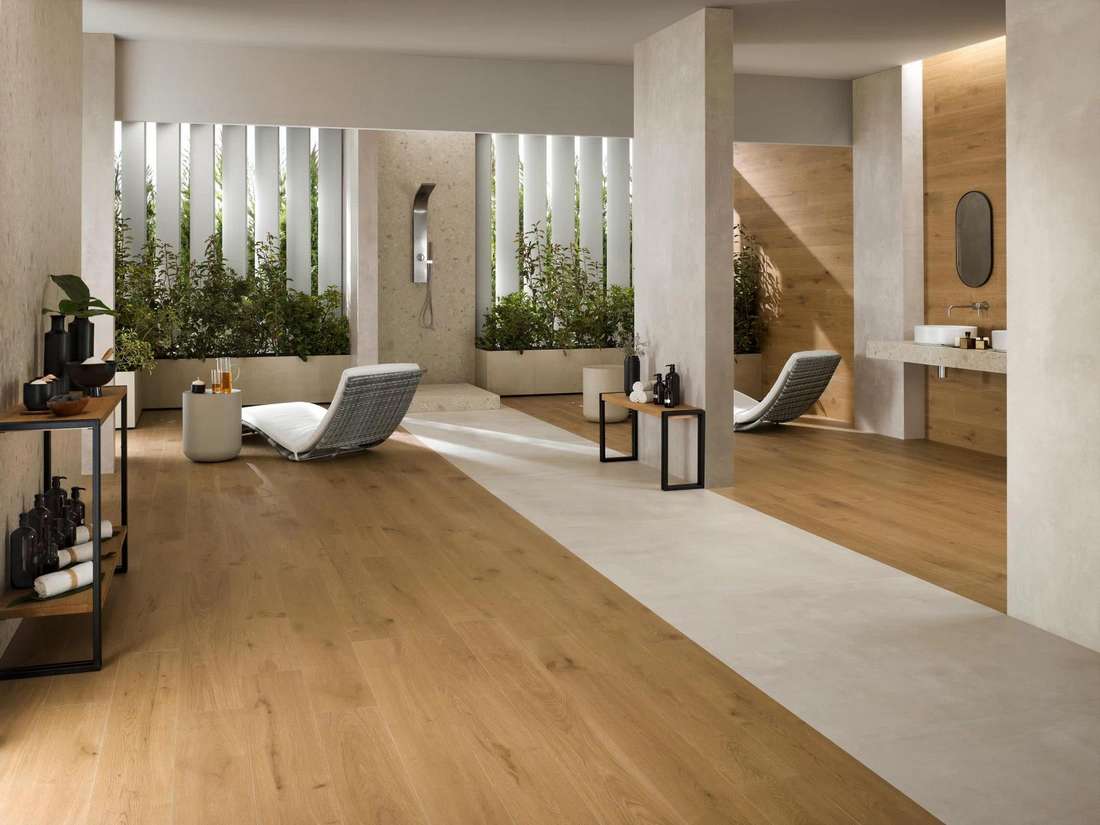 Керамогранит Атлас Конкорд Италия Энтик/ Entice Ash Oak Natural Grip 20x120 A845