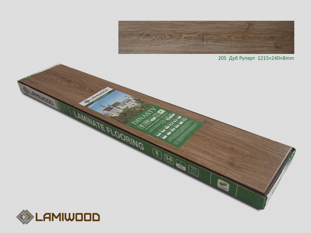 Ламинат LAMIWOOD DINASTY 207 Дуб Ротшильд 24x121.5