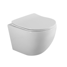 Унитаз подвесной безободковый BelBagno Uno 2.0 BB7306CHR/SC с крышкой-сиденьем микролифт