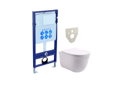 SET AQUATEK КЛАССИК (рама AQUATEK Standard INS-0000012 (без клавиши и крепежа)+унитаз КЛАССИК AQ1111-00)