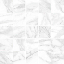 Мозаика (MM34037) Laparet Olimpus мозаичный белый 25x25 глянцевый
