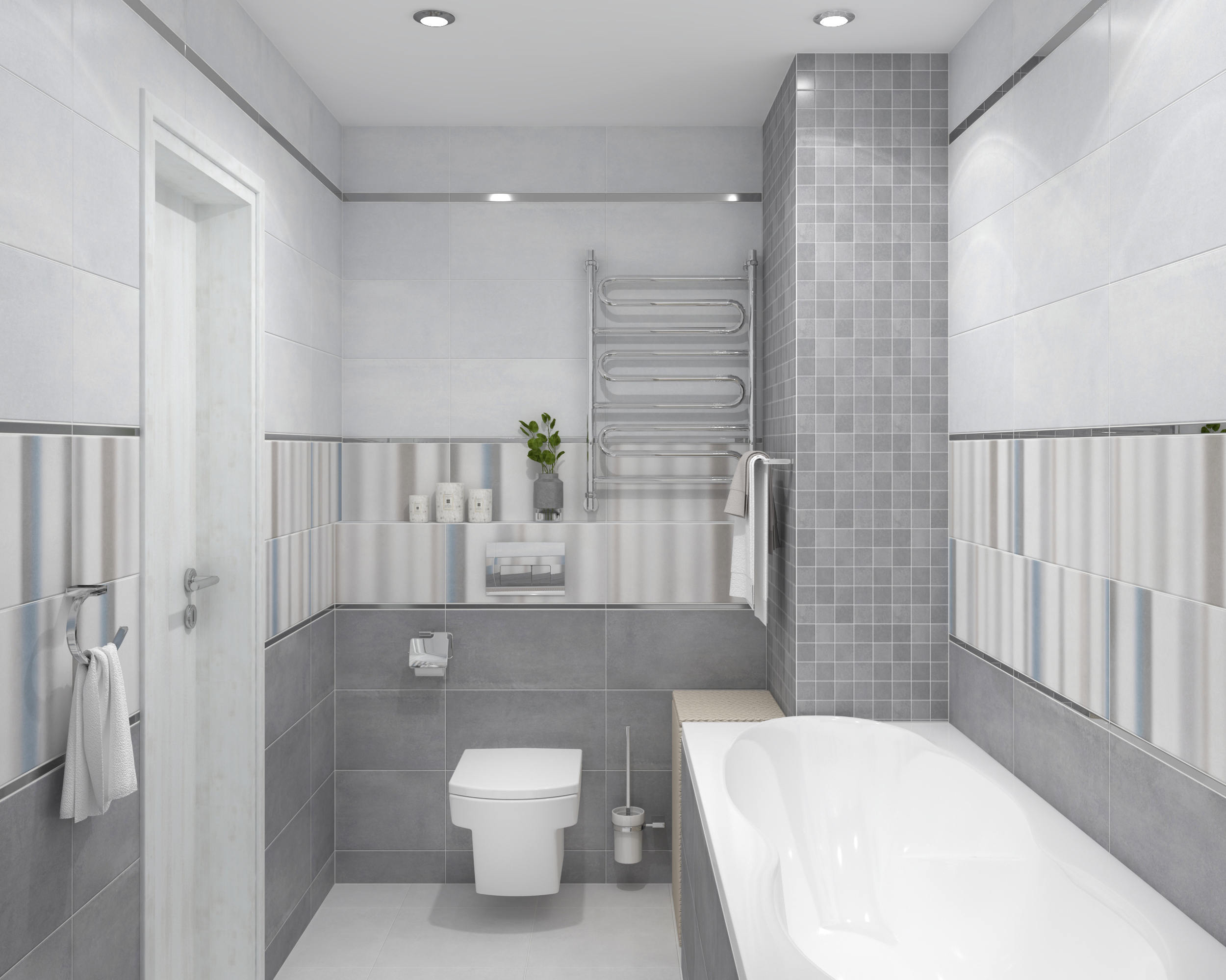 Мозаика (MM34041) Laparet Depo мозаичный белый 25x25 матовый