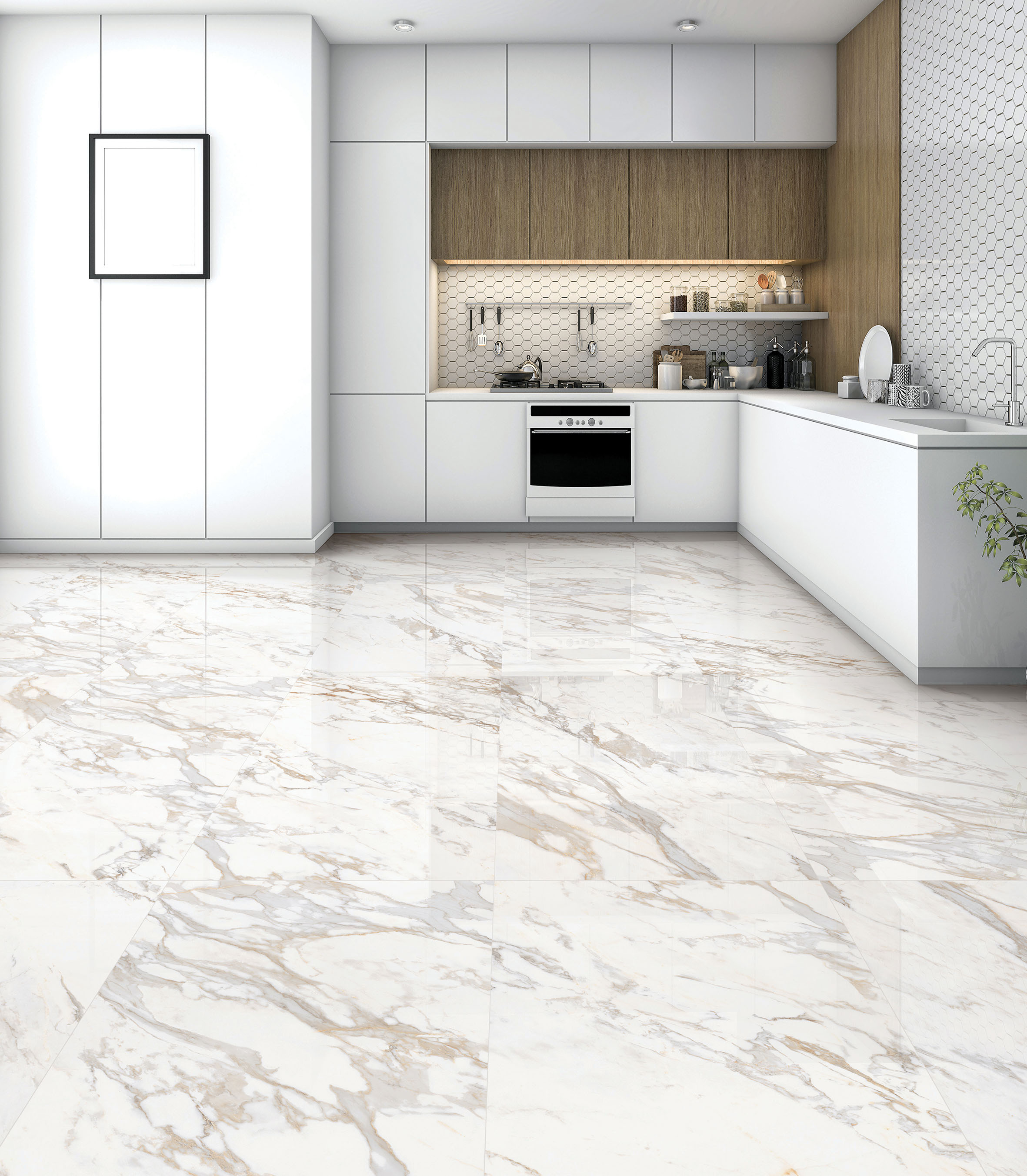 Керамогранит Laparet Calacatta Roma 60x120 полированный