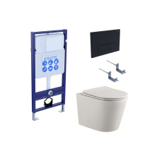 SET AQUATEK ВЕГА cmp-017 (рама AQUATEK Standard INS-0000012 с клавишей KDI-0000017 и крепежом KKI-0000002+унитаз ВЕГА AQ1904-00)