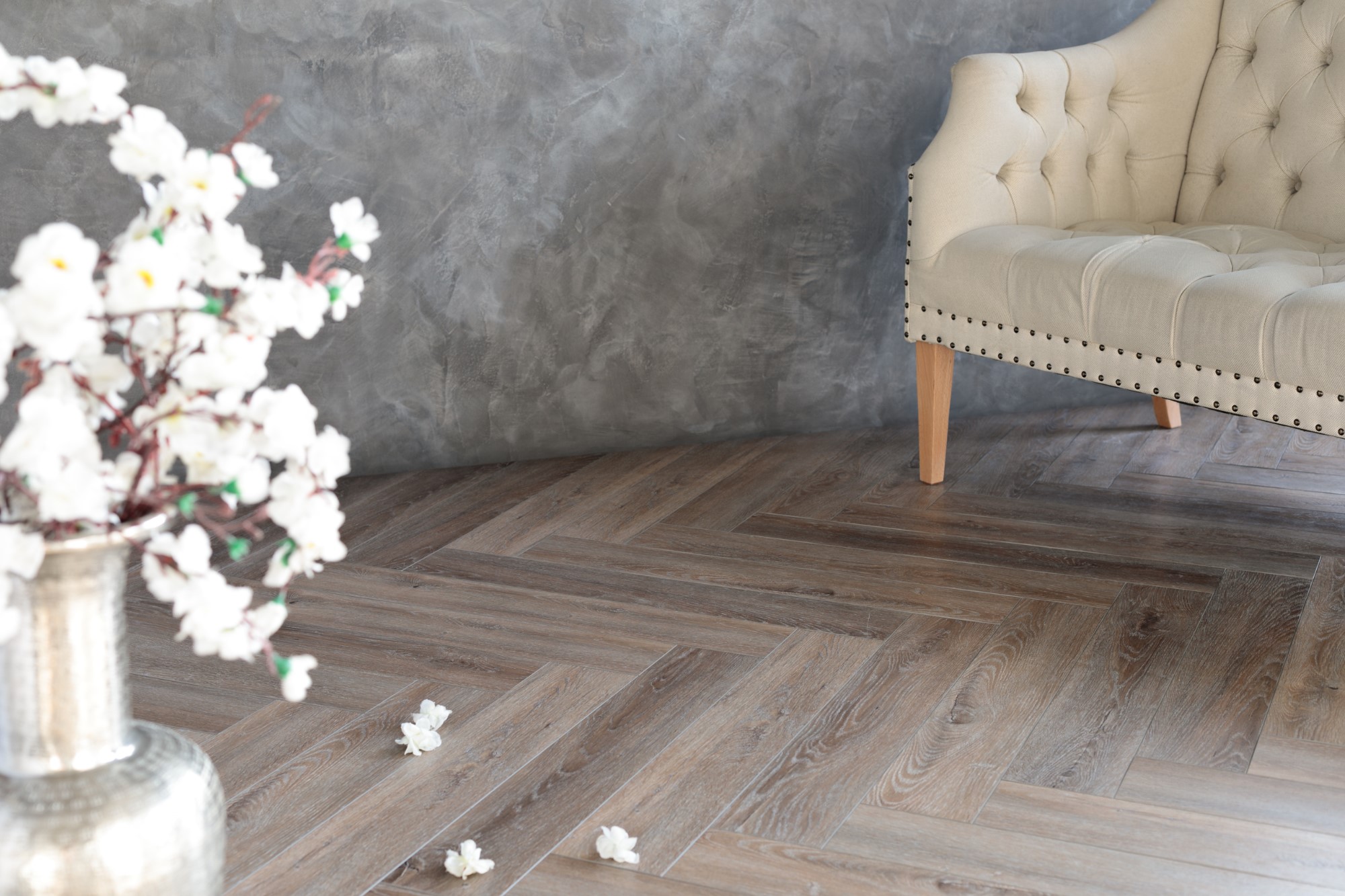 Кварцвиниловая плитка Aqua Floor Паркет плюс/ Parquet Plus AF6011PQ+ 720x120 Дуб Светлый замковый кварц винил напольный