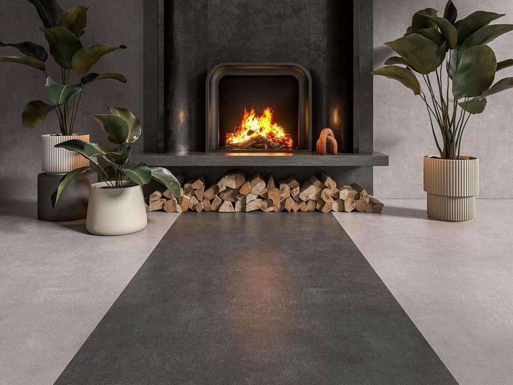 Керамогранит Kerama Marazzi DD071200R Конкрит черный матовый обрезной 119.5x320