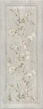 Керамическая плитка Kerama Marazzi 7189 Кантри Шик серый панель декорированный 20x50