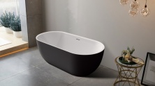 Ванна акриловая отдельностоящая BelBagno BB70-1700-800-W/NM