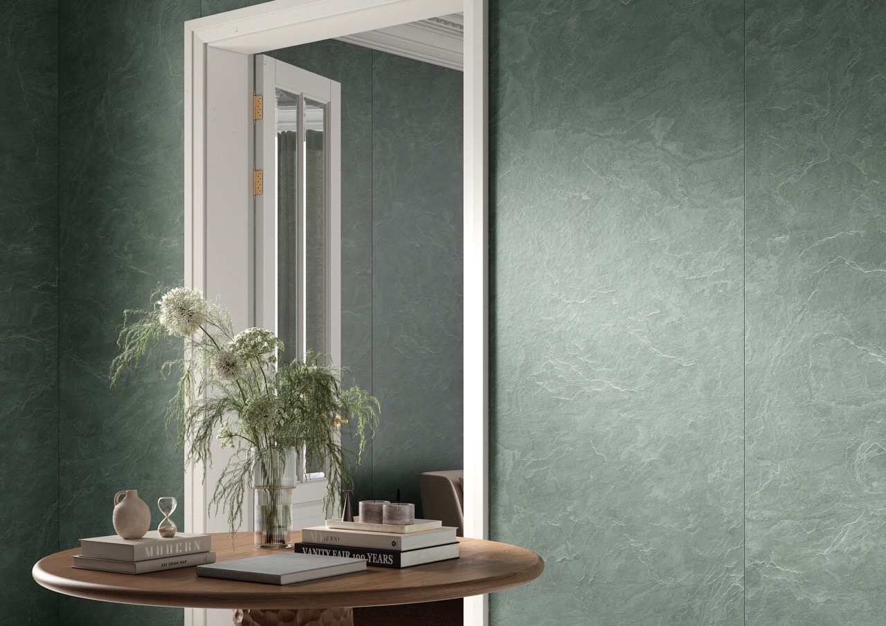 Керамогранит Laminam Слэйт Анкара 12 LAMF012640_IT серый 162x324