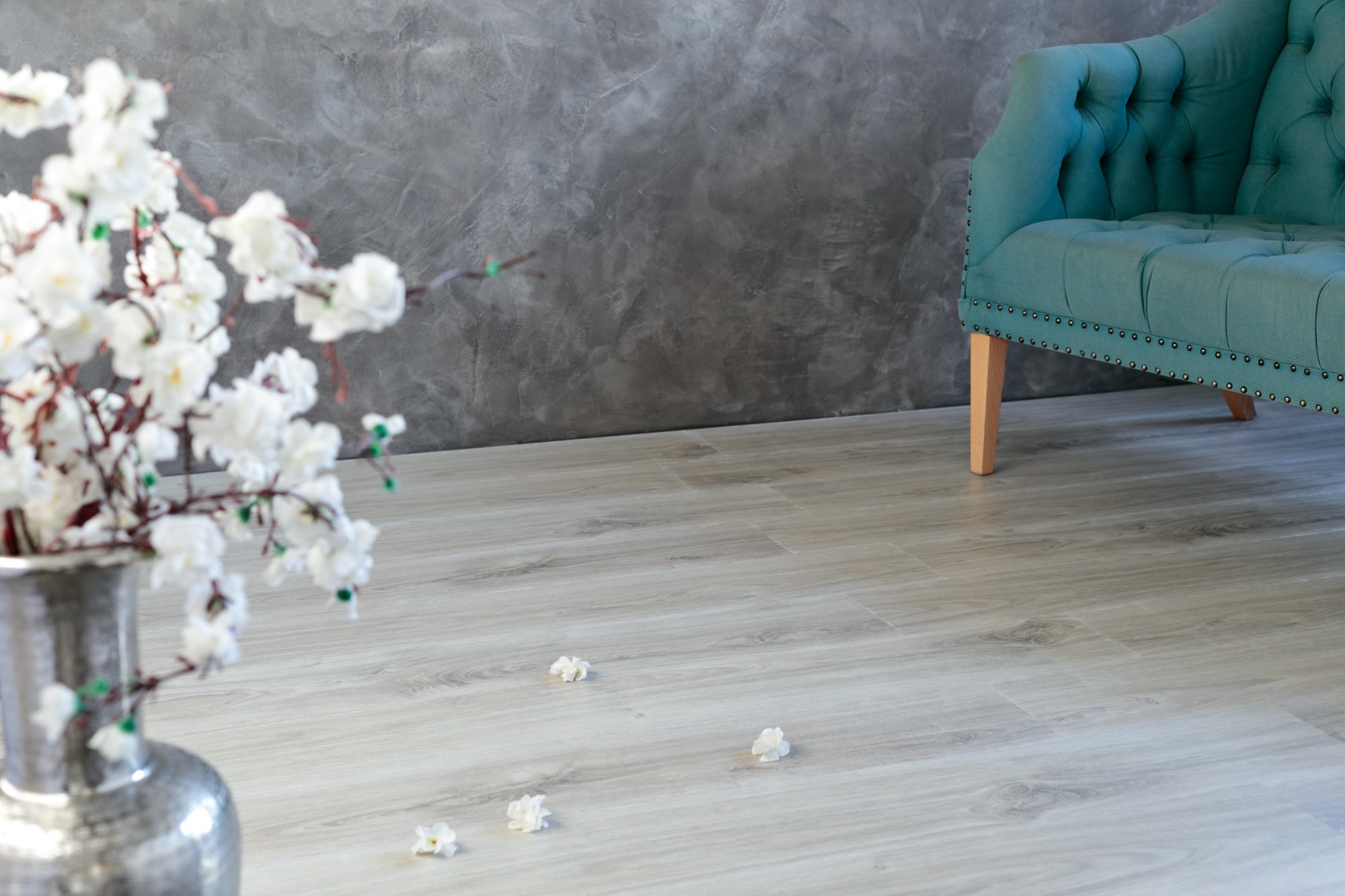 Кварцвиниловая плитка Aqua Floor Quartz AF3501QV 1220x180 Дуб Светлый замковый кварц винил напольный