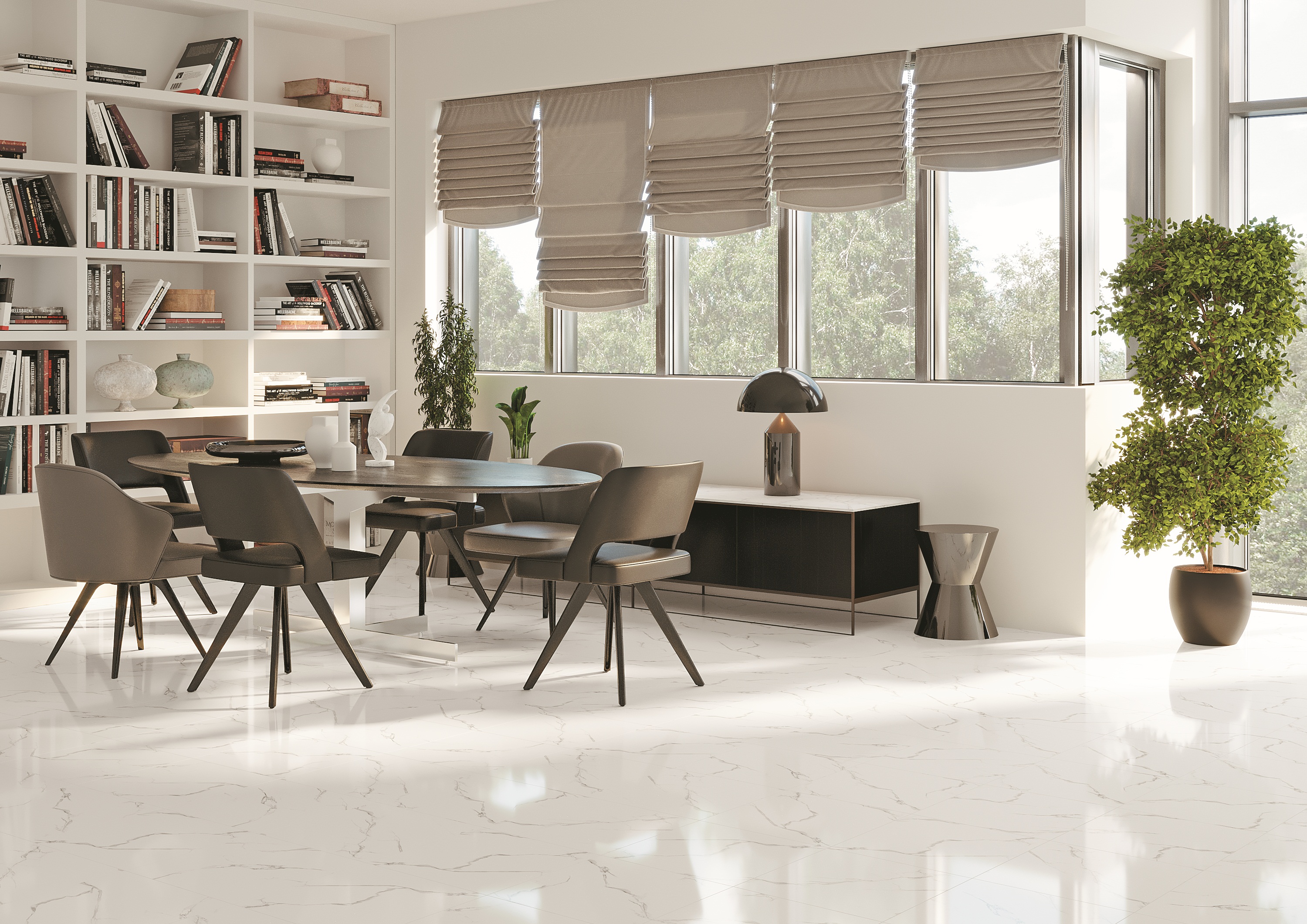 Декор Grasaro Classic Marble White 40x40 G-270/G/d02/400x400x9