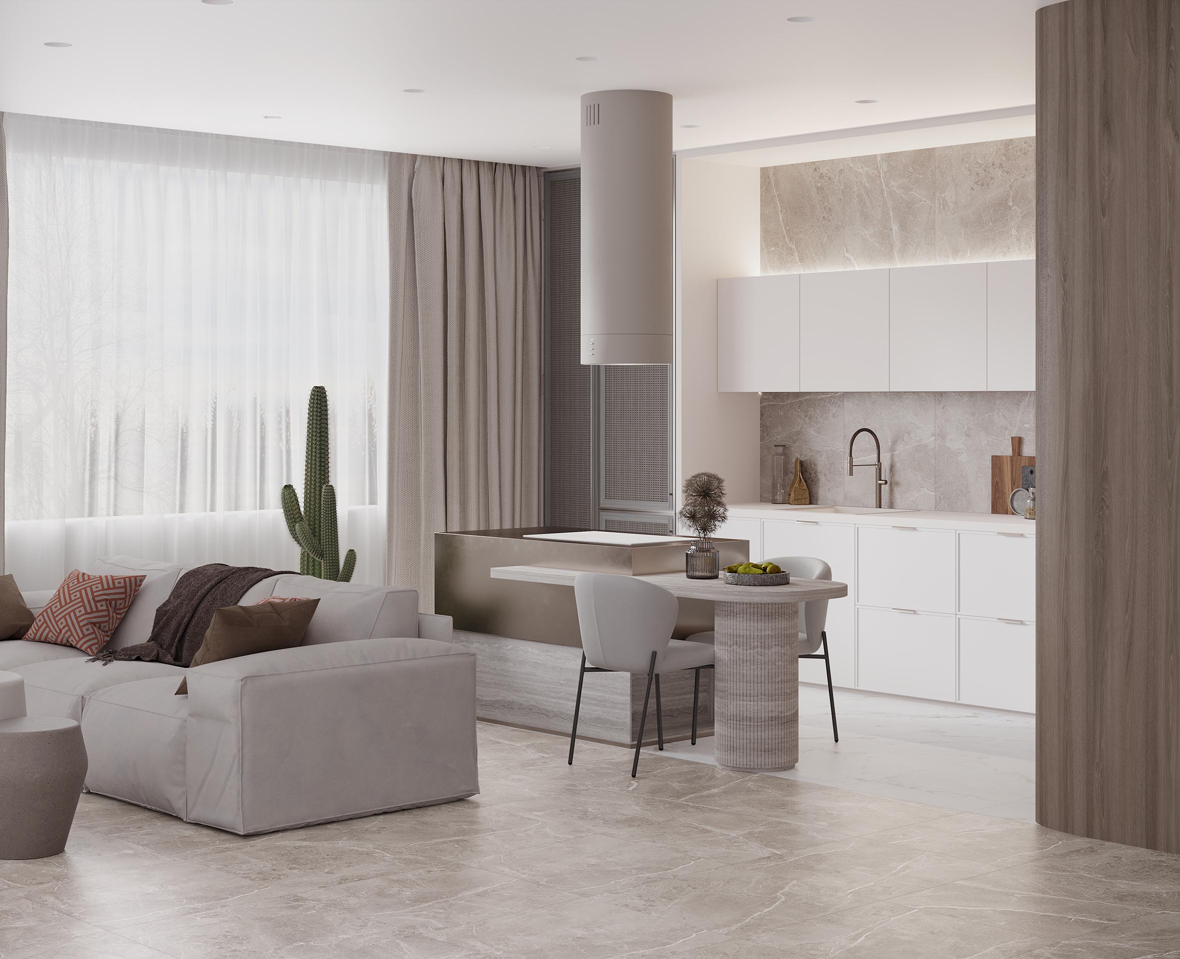 Керамогранит Laparet Obsidian Grey 60x60 матовый
