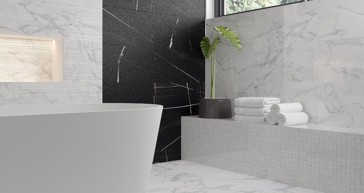 Плинтус Marble Trend Silver River 7.6x60 K-1006/MR/p01/76x600x10