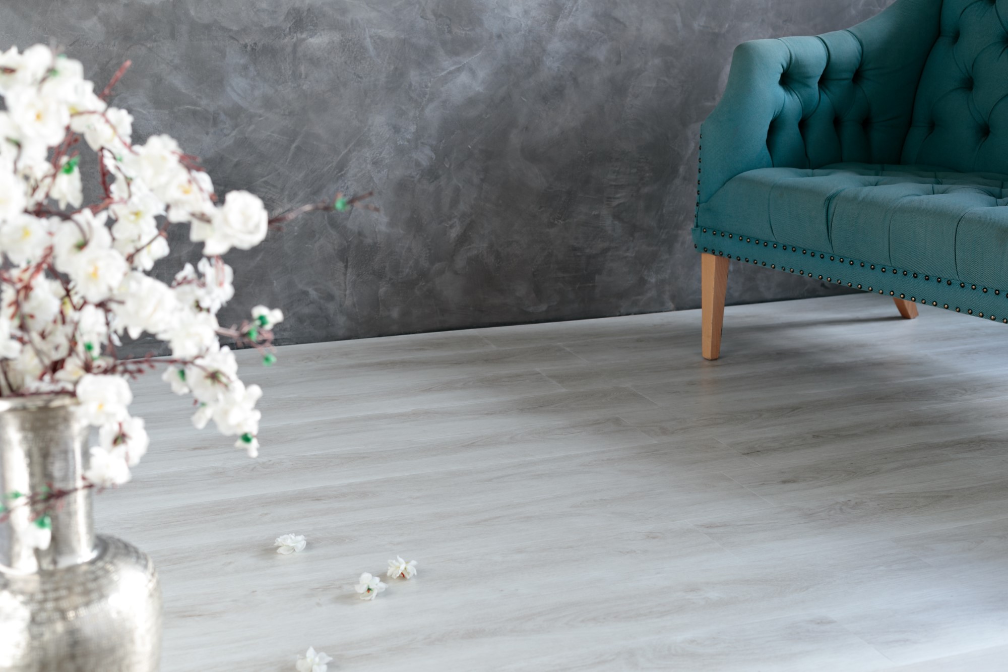 Кварцвиниловая плитка Aqua Floor Quartz AF3501QV 1220x180 Дуб Светлый замковый кварц винил напольный