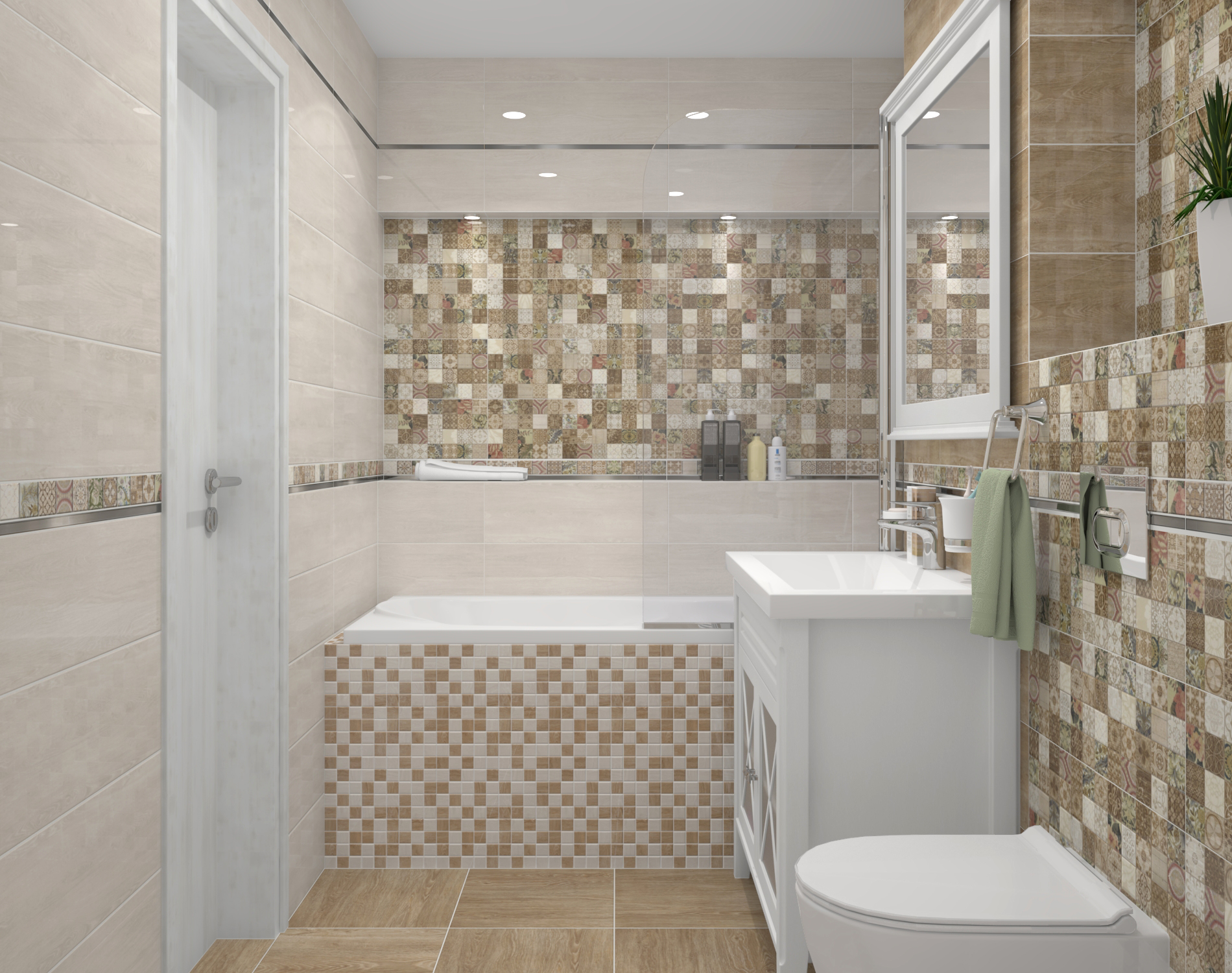 Мозаика Laparet Kiparis 30x30 глянцевый