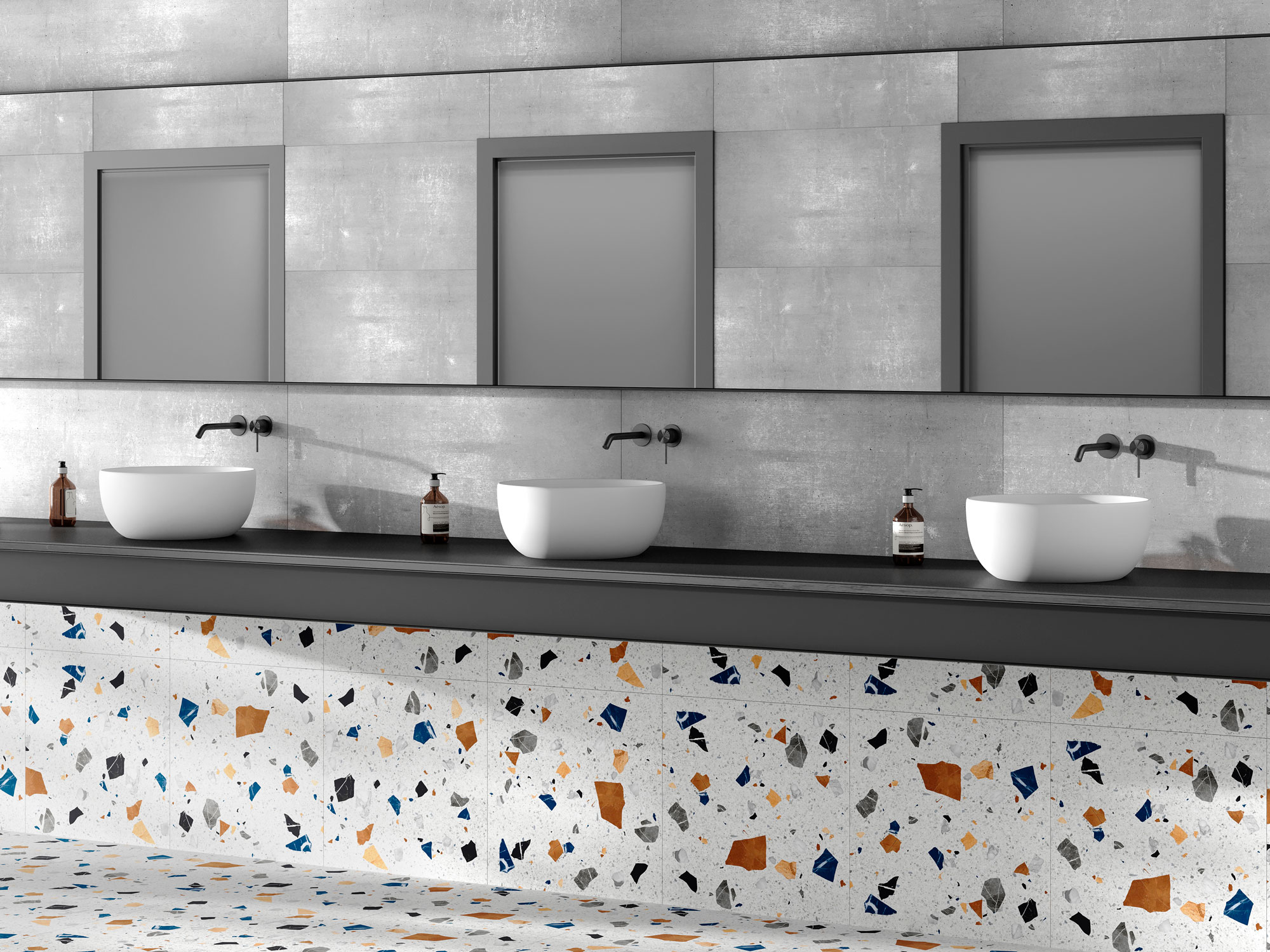 Керамогранит Старо Слим Concrete 5mm Matt 60x120 серый