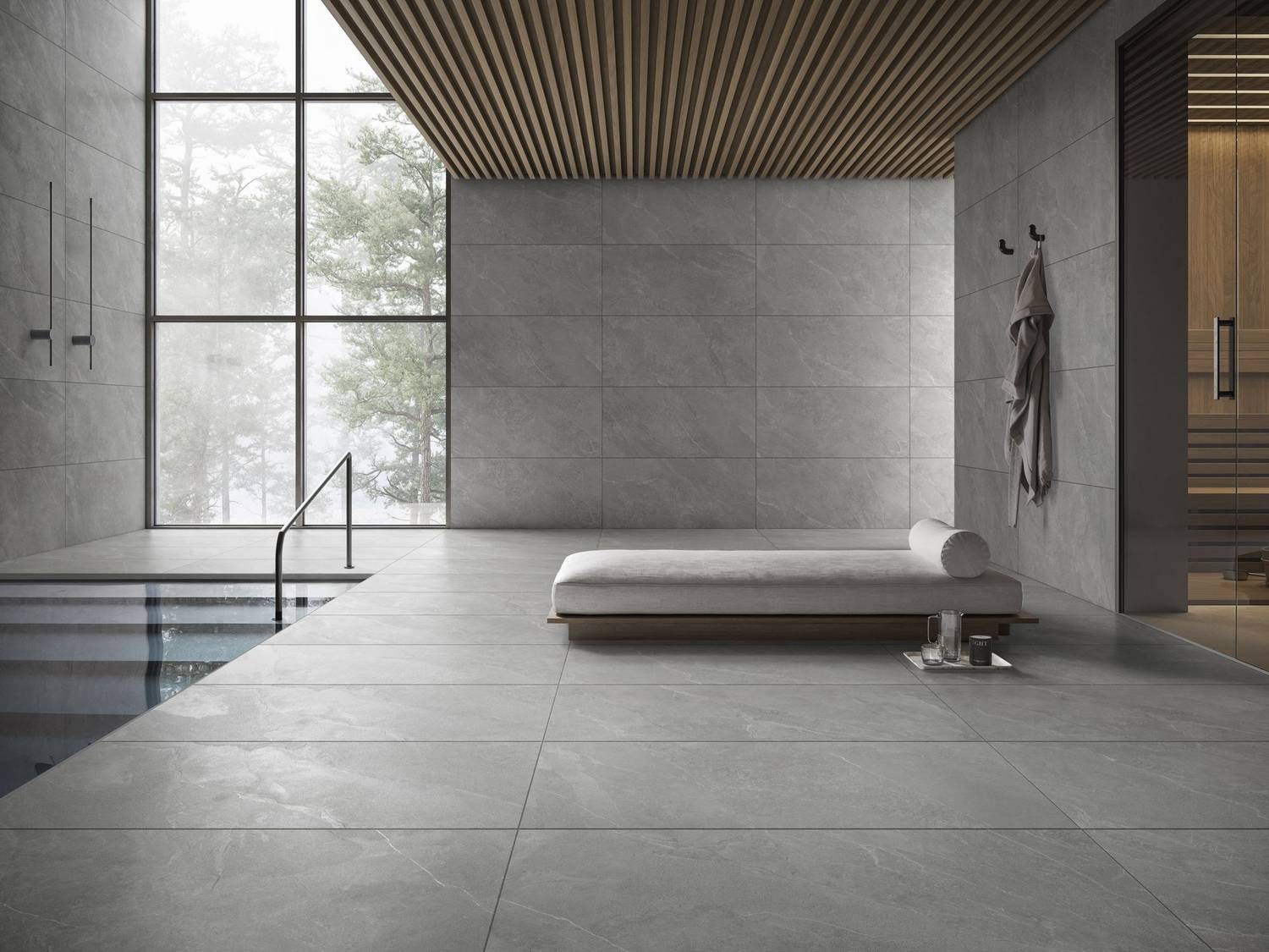 Керамогранит Vitra АрдэСтоун/ ArdeStone Песочный Матовый R10A 120x60