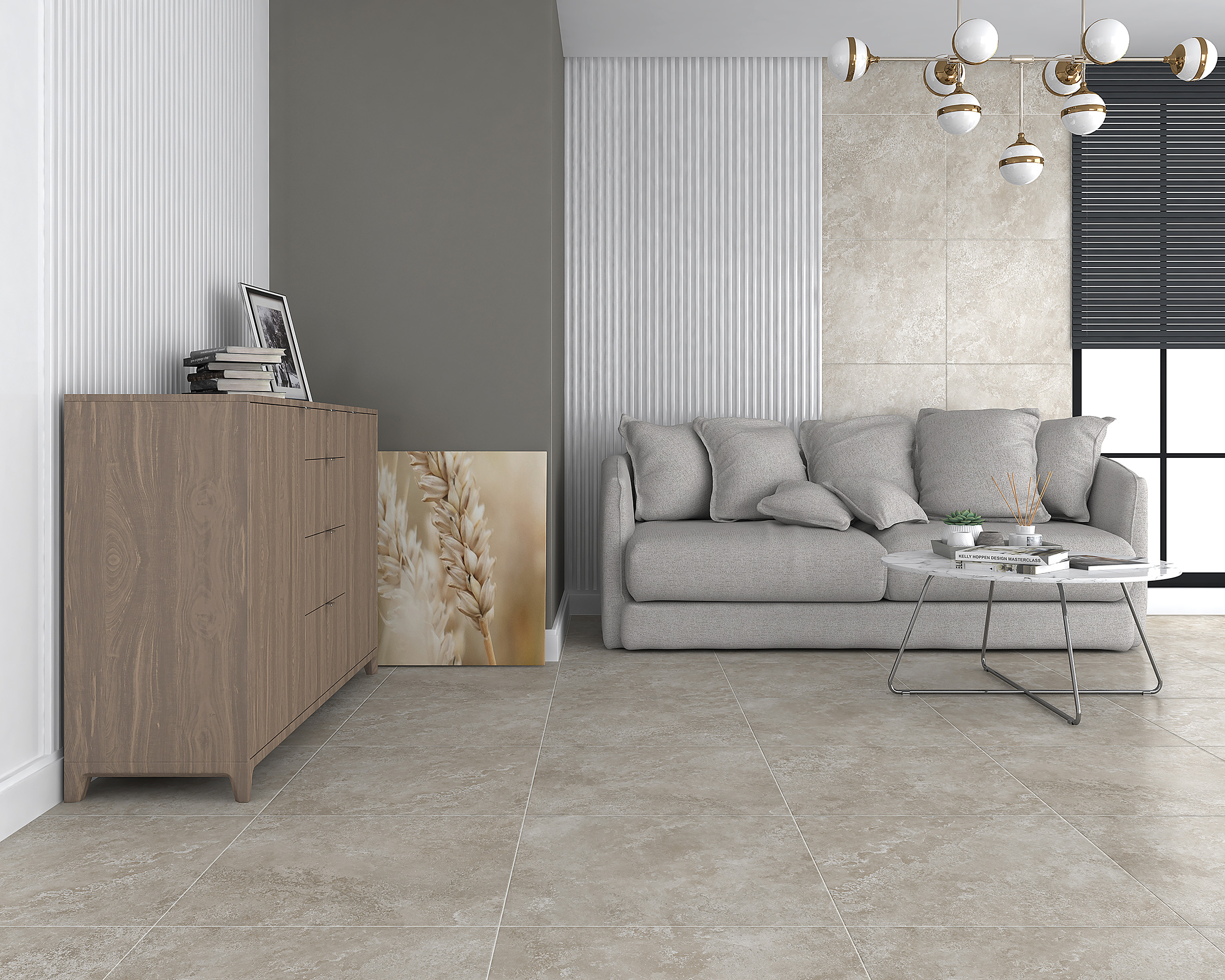 Керамогранит (SG645720R) Laparet Zircon графитовый обрезной 60x60 матовый