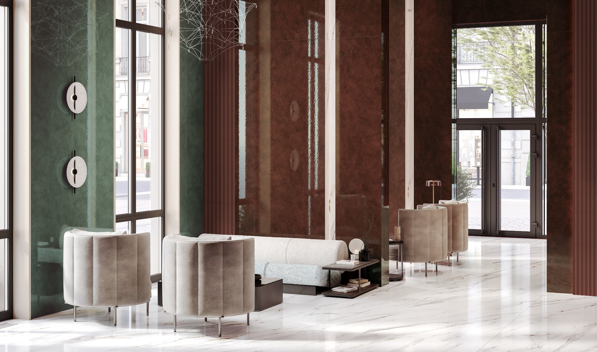 Керамогранит Kerama Marazzi SG075700R6 Майолика синий обрезной 119.5x320