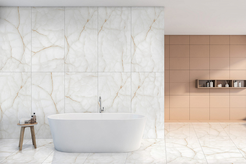 Керамогранит Азарио Onyx Sky 60x60 Glossy P105082160G белый