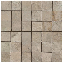 Мозаика Атлас Конкорд Италия Аикс/ Aix Cendre Tumbled Mosaic 30x30 A0T8