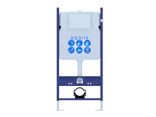 Инсталляция для подвесного унитаза (без верхней планки) Aquatek ECO Standart INS-0000014 + звукоизоляционная прокладка