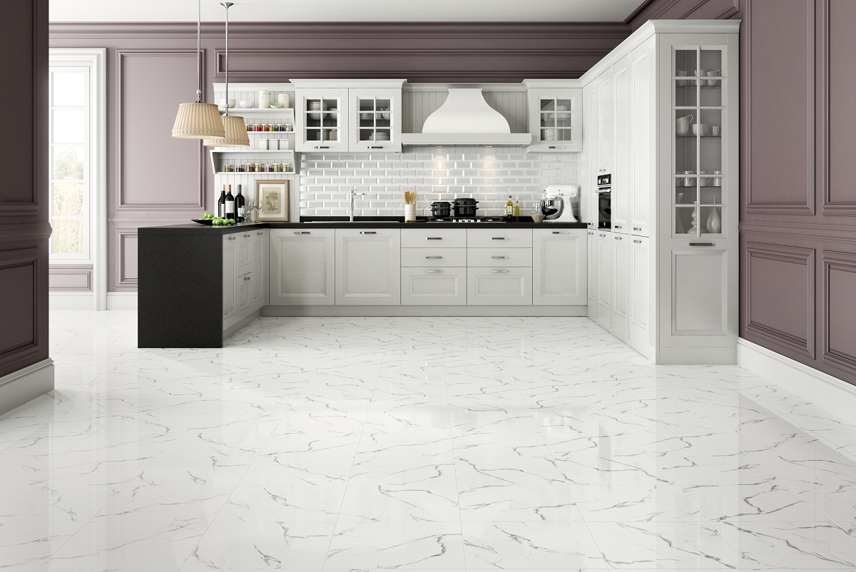 Декор Grasaro Classic Marble White 40x40 G-270/G/d02/400x400x9