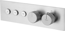 Смеситель для душа Allen Brau Liberty 5.33003-BN (с внутренней частью, 3 выхода) никель браш