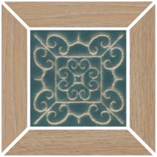 Вставка Kerama Marazzi ID153 Тровазо наборный бежевый матовый 13x13