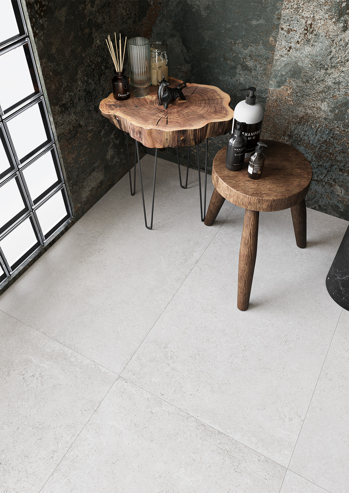 Керамогранит Старо Limestone Crema Antislip 60x120 кремовый
