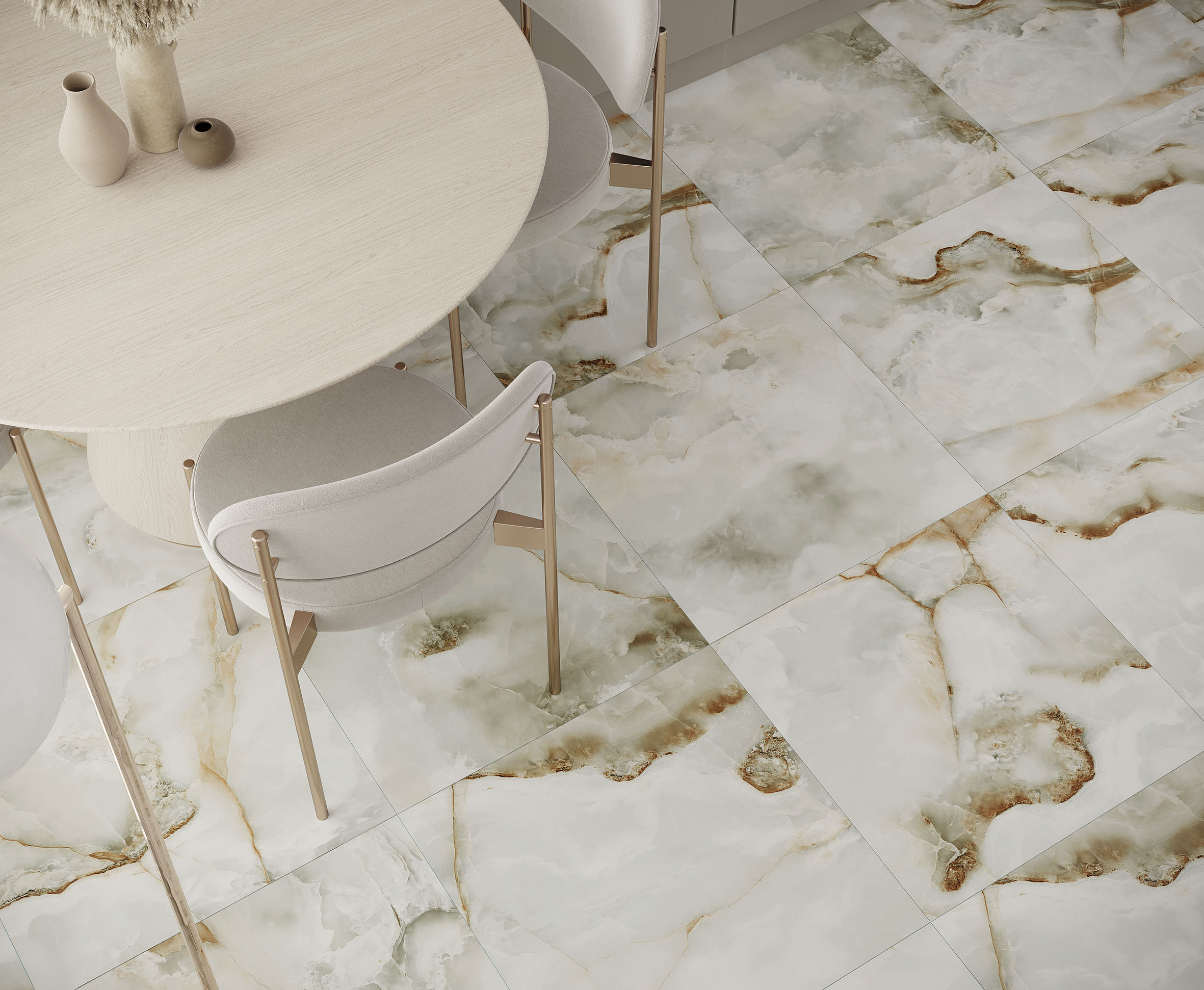 Керамогранит Laparet Musica Green 60x60 полированный