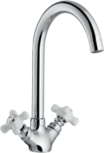 Смеситель для кухни Haiba HB4118, хром