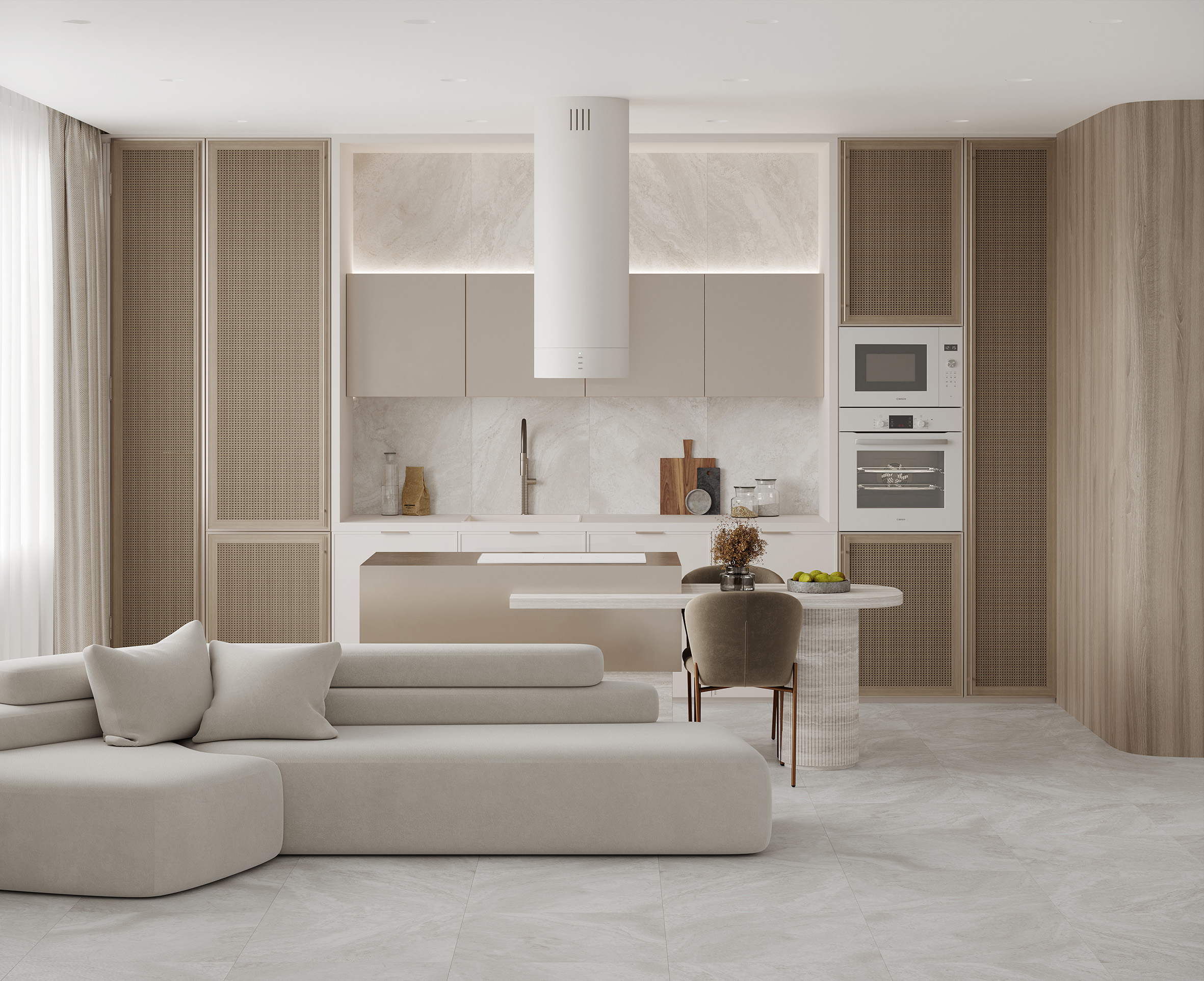 Керамогранит Laparet Titan White 60x60 матовый
