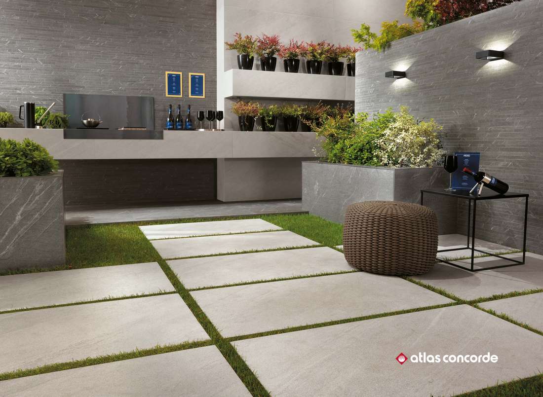 Керамическая плитка Атлас Конкорд Италия Марвел Стоун/ Marvel Stone Cream Prestige Shiny 40x80 9MSI