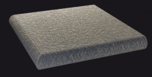 Ступень угловая ColiseumGres Кортина/ Cortina Nero 32,5x32,5