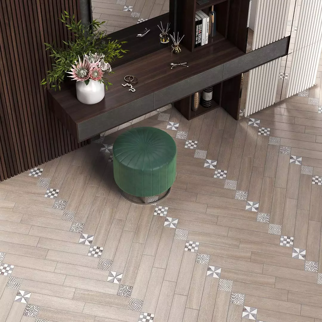 Керамогранит Kerama Marazzi SG401000N Вяз бирюзовый 9,9x40,2