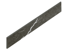 Плинтус ColiseumGres Микеланджело/ Michelangelo Дарк 610130005366 черный 7.2x60