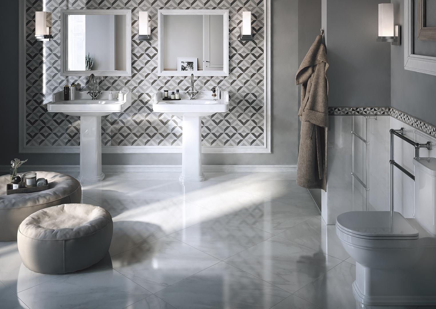 Керамическая плитка Kerama Marazzi 13026R Майори белый структура обрезной 30x89,5