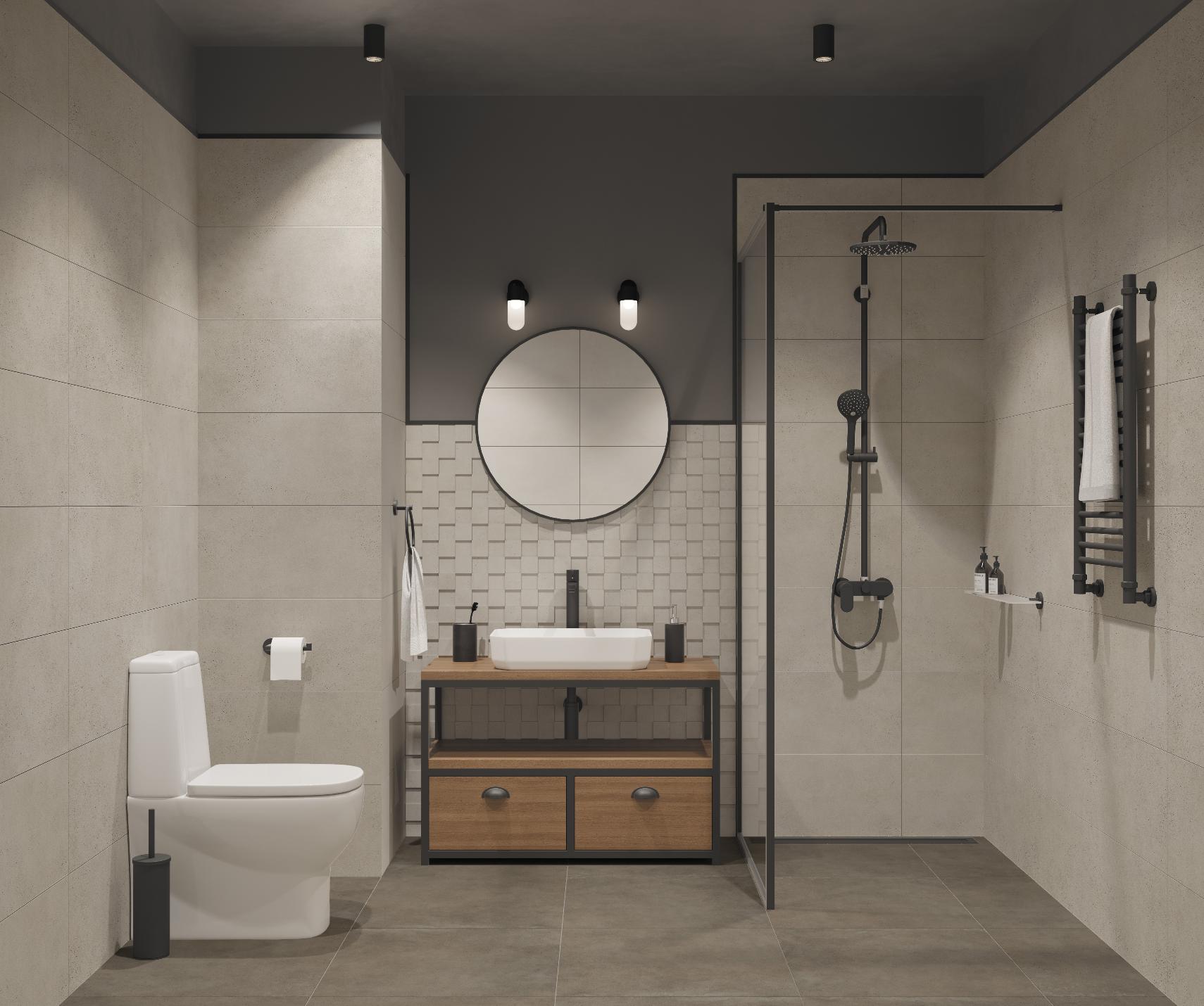 Керамогранит The Bronx Grey 30x60 K-582/MR/300x600x10