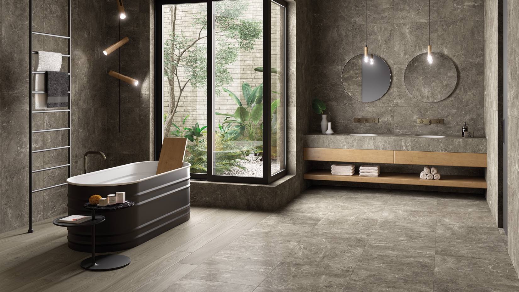Ступень угловая левая Италон Рум/ Room Стоун Уайт 33x60