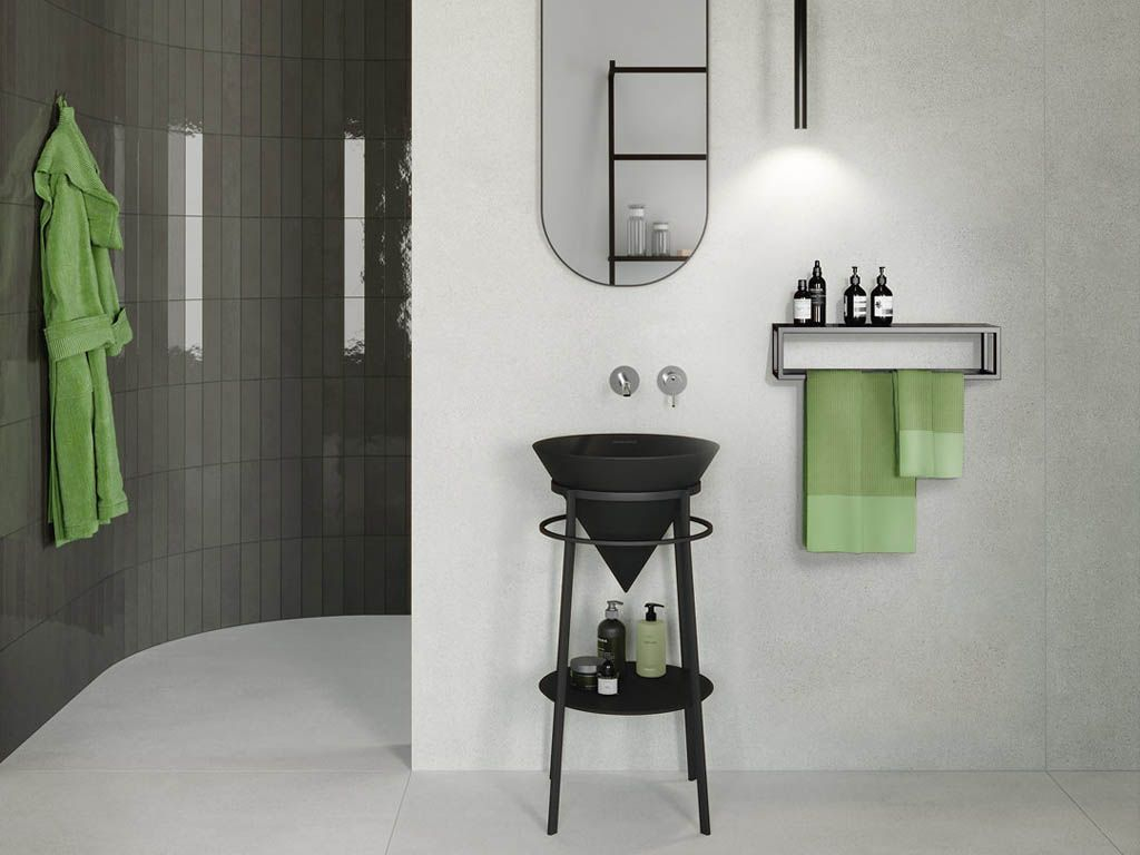 Керамогранит Kerama Marazzi DD071200R Конкрит черный матовый обрезной 119.5x320