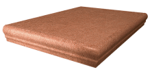 Ступень Kerama Marazzi SG906800N\GR\AN угловая Аллея кирпичный 30x30