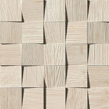 Мозаика Атлас Конкорд Италия Акси/ Axi White Pine Mosaico 3D 35x35 AMV7