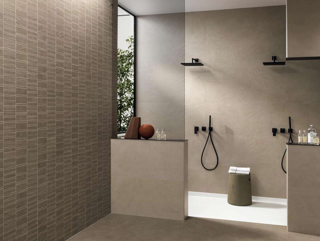 Керамическая плитка Атлас Конкорд Италия Буст Натурал/ Boost Natural Ash 3D Wave Matte 50x120 A64Z