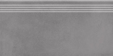 Ступень Kerama Marazzi Мирабо серый обрезной 30x60 DD253600R\GR