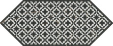 Декор Kerama Marazzi Келуш 1 черно-белый 14x34 HGD\A480\35006