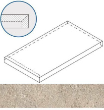 Ступень угловая левая Италон Эверстоун/ Everstone X2 ДЕЗЕРТ X2 33x60