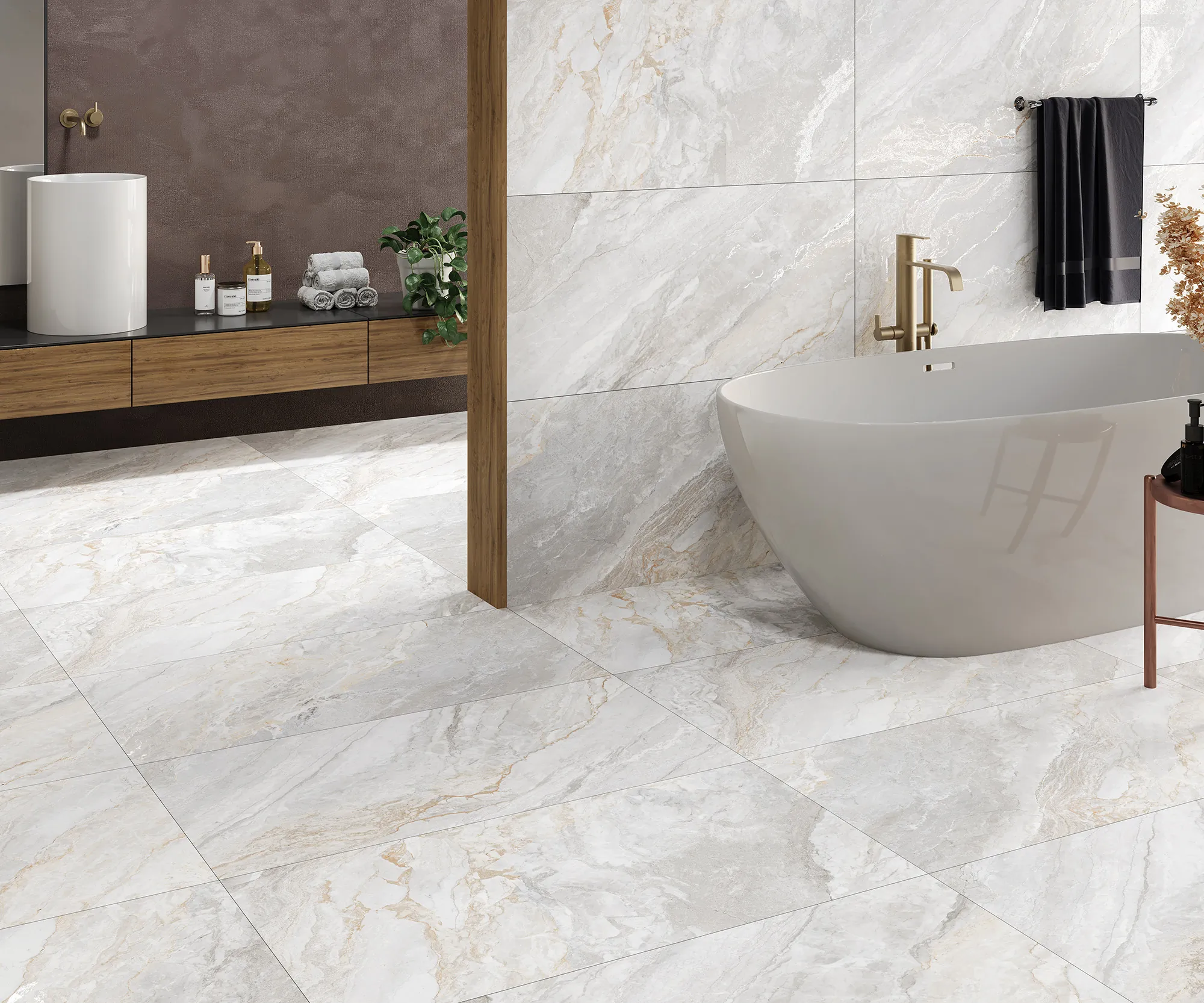 Керамогранит Аркадия Керамика CR4016-A Trivola Bianco Carving 60x120 белый